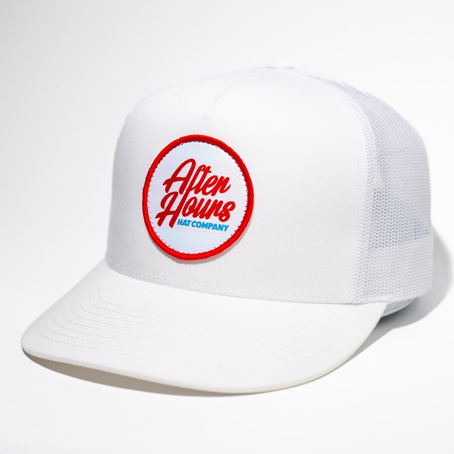 Circle Logo Trucker (White)