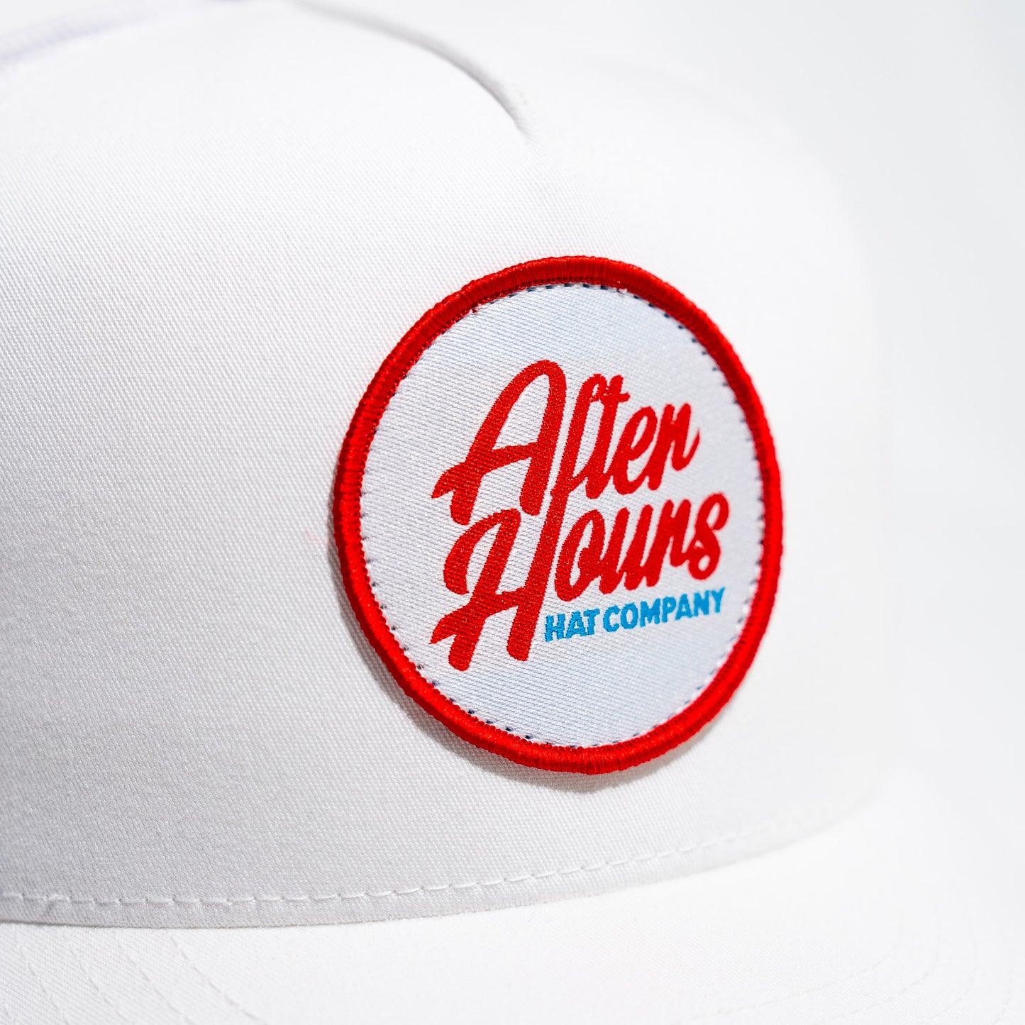 Circle Logo Trucker (White)